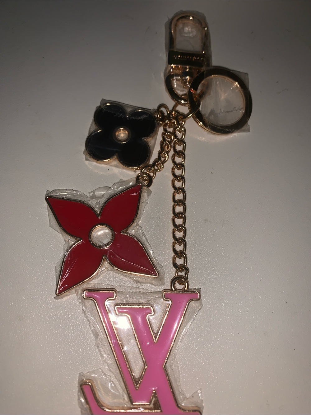 Fashion monogram purse/bag charm keychain - Picture 3 of 5